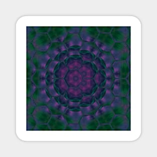 Aurora Borealis Mandala Night Sky Magnet