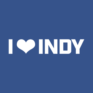 I heart INDY (all-white) T-Shirt