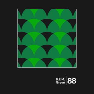 REM Green / Minimalist Graphic Design Fan Artwork T-Shirt