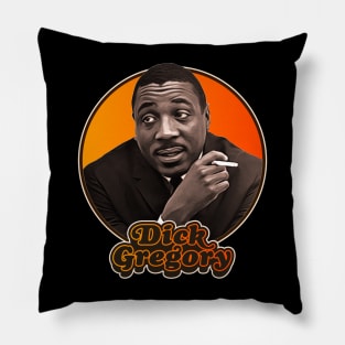 Retro Dick Gregory Tribute Pillow