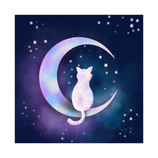 Kitten in the Moonlight T-Shirt