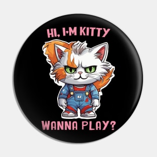 Hi I´m Kitty. Wanna Play? Pin