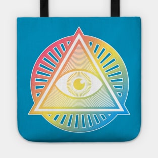 All-Seeing Illuminati Eye Symbol Tote