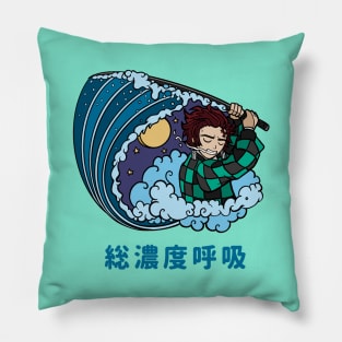 Water Breathing Slayer Pillow