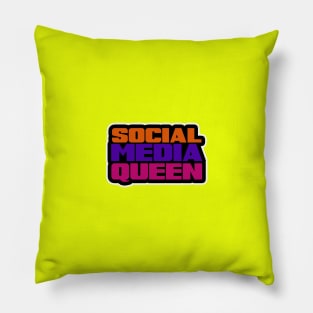 Social Media Queen Pillow