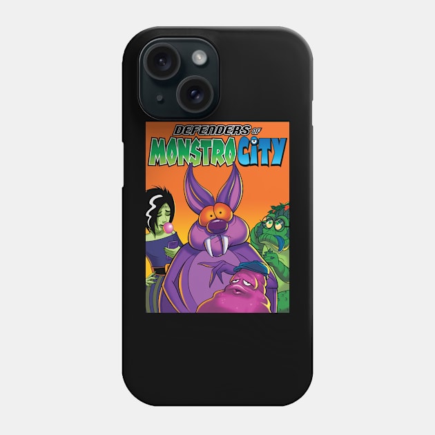 Defenders of Monstro City Team Phone Case by RonMaras