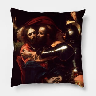 High Res Caravaggio The Taking of Christ Pillow