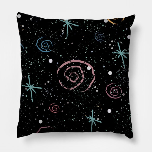 Spiral Pillow by KristinaStellar 