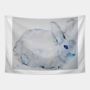 BLUE EYES RABBIT Tapestry