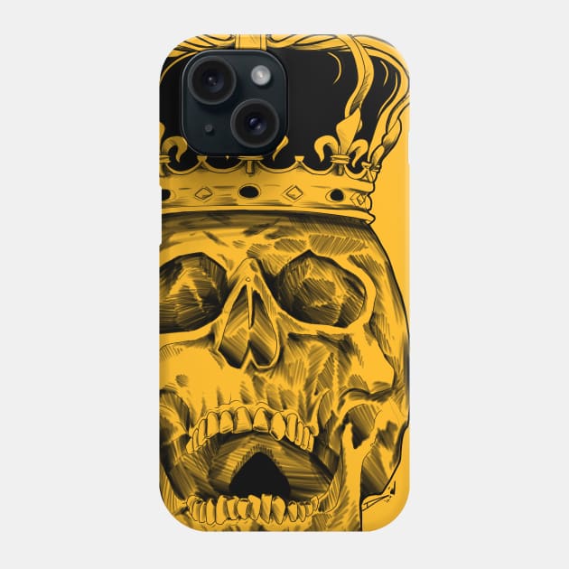 Skull King Phone Case by paintchips