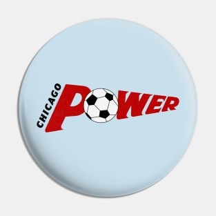 Defunct Chicago Power NPSL Soccer 1990 Pin