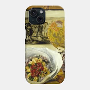 Still Life with Bouquet by Auguste Renoir Phone Case