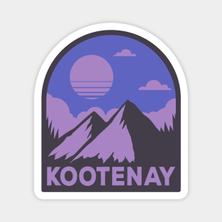 Kootenay national park retro Magnet