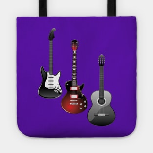 Rock And Roll Guitar Tote