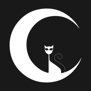 Cat and Moon T-Shirt