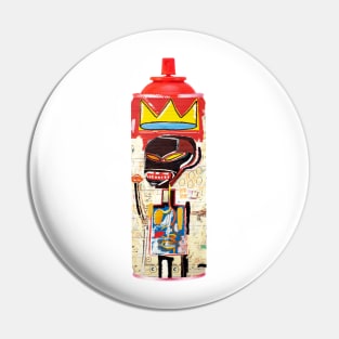 Spraypaint Can with Basquiat Pin