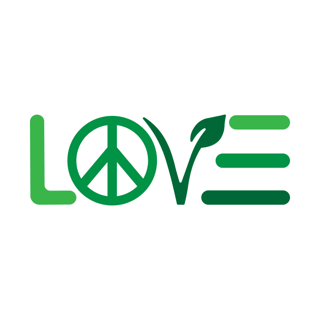 LOVE (Peace & Vegan) by TreeOfLove