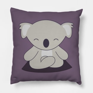 Yoga Loving Kawaii Cute Koala Pillow