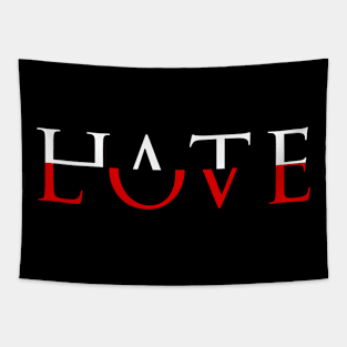 Love Hate Aesthetic Tapestry