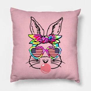 American Dye Tie Bunny Pillow