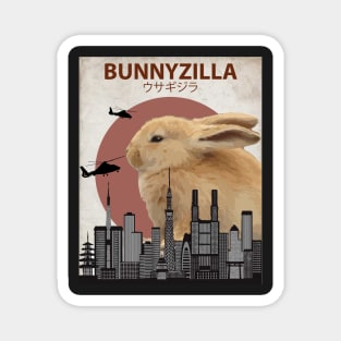 Bunnyzilla - Giant Bunny Rabbit Magnet