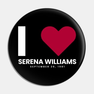 Serena Williams Love V.2 Pin