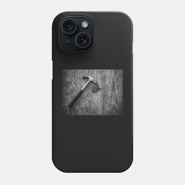 Hammer and nails Phone Case by yackers1