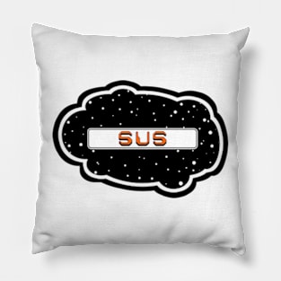 Orange Sus! (Variant - Other colors in collection in shop) Pillow