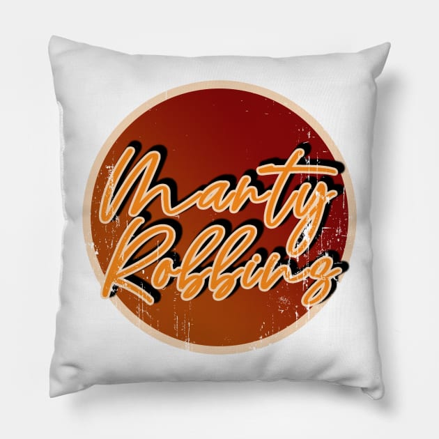 the Marty Robbins Pillow by freshtext Apparel10