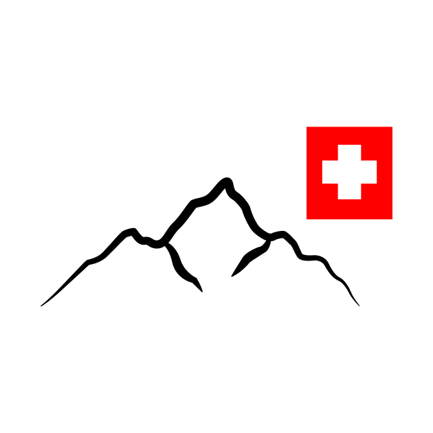 Swiss Mountain Black Logo by Swiss Mountain Store 