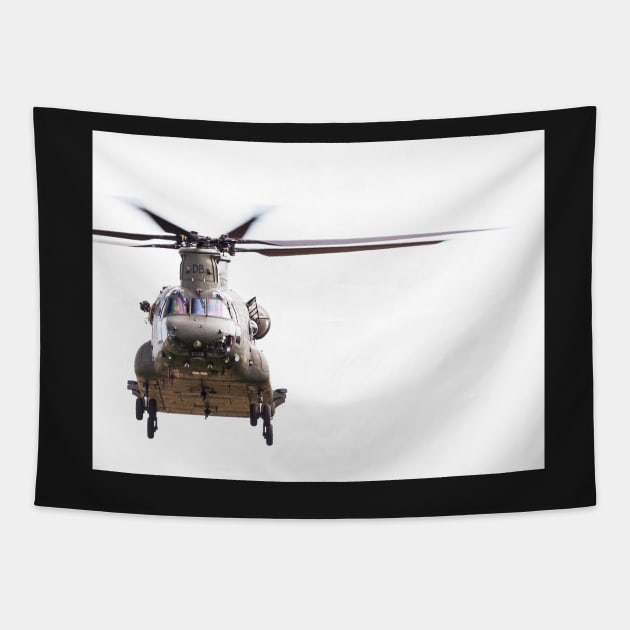 RAF Chinook ZD574 Tapestry by captureasecond