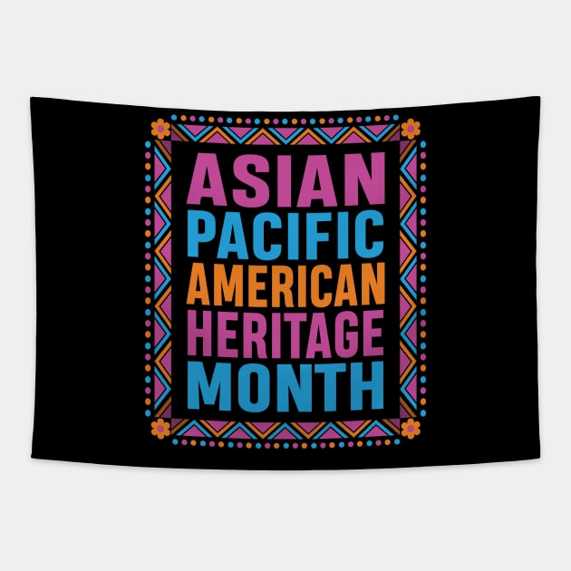 Asian American Asian Pacific American Heritage Month Tapestry by  WebWearables