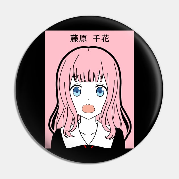 Chika Fujiwara (Black) Pin by nefuku