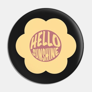 Hello Sunshine Y2K That Girl Aesthetic Flower Daisy Pin