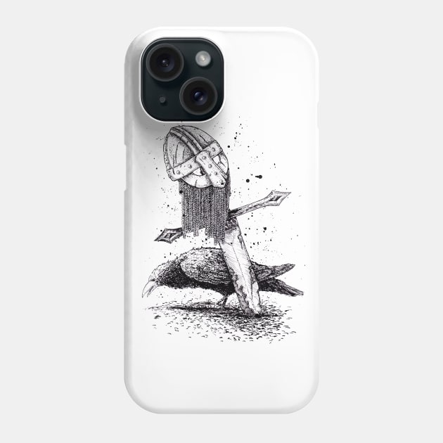 crow Phone Case by rudoi