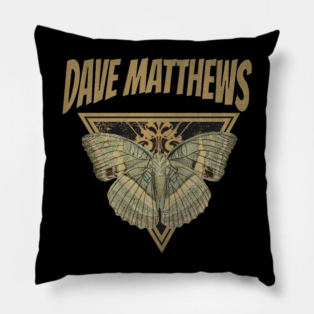 Dave Matthews // Fly Away Butterfly Pillow by CitrusSizzle