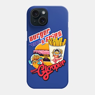 Space Glooper - Burger and Fries Phone Case