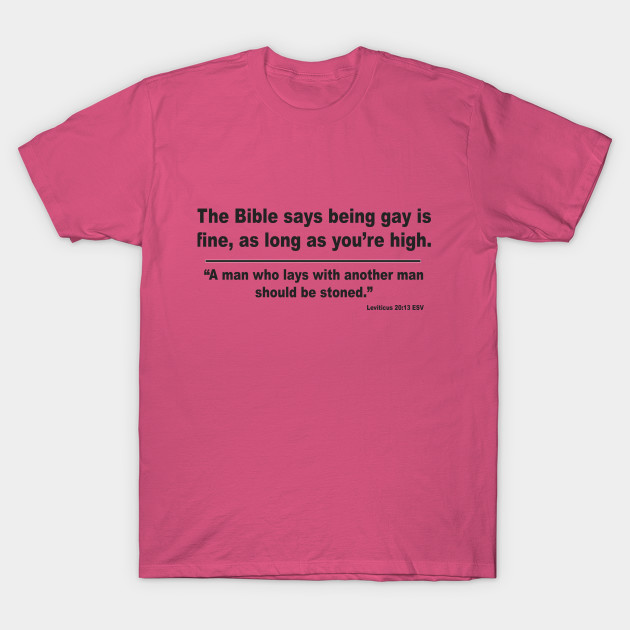 The Bible Says Gay Is Okay Gay Pride T Shirt Teepublic