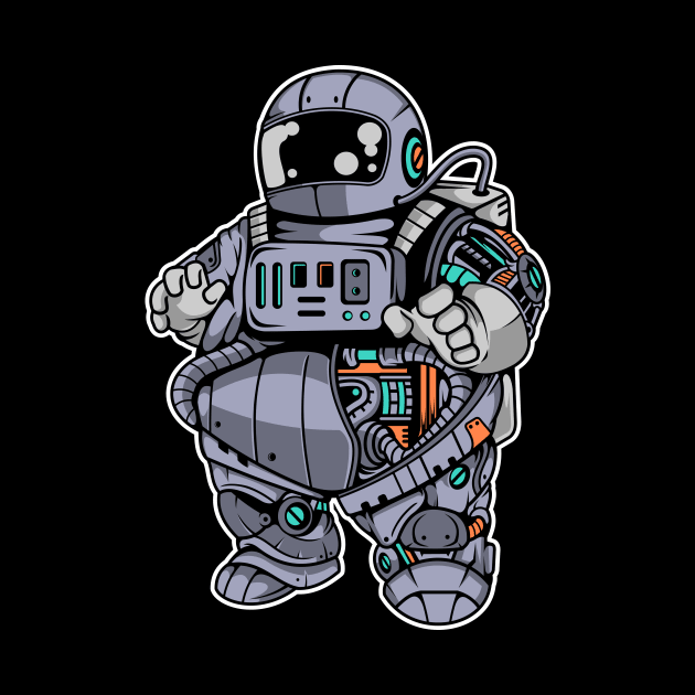 Fat Astronaut Robot by ArtisticParadigms