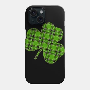 St Patrick's Day Irish Green Flannel Shamrock Phone Case