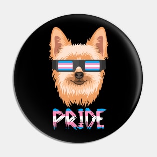 Yorkie Transgender Flag Lgbt Pin