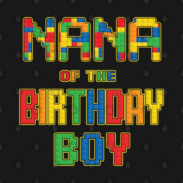 Nana of the Birthday Boy Building Block Birthday by Blink_Imprints10