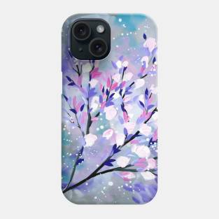 Asphalt, white and purple 2 Phone Case