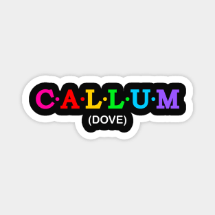 Callum - Dove. Magnet