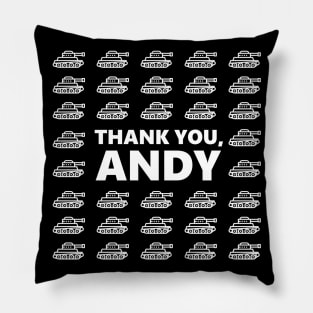 The Office Thank You, Andy. Tanks. Prison Mike White Pillow