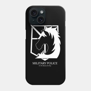 attack on titan logo military police Phone Case