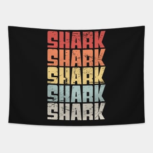 Retro Vintage 70s SHARK Tapestry