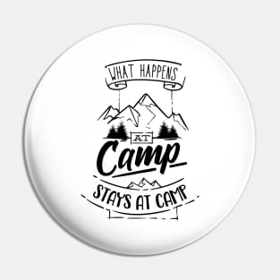 Camping Funny Camper Saying Campground Pin