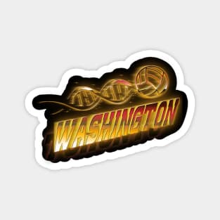 Graphic Basketball Washington Proud Name Teams Vintage Magnet