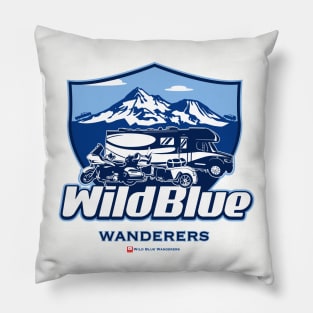 Wild Blue Wanderers Logo Pillow